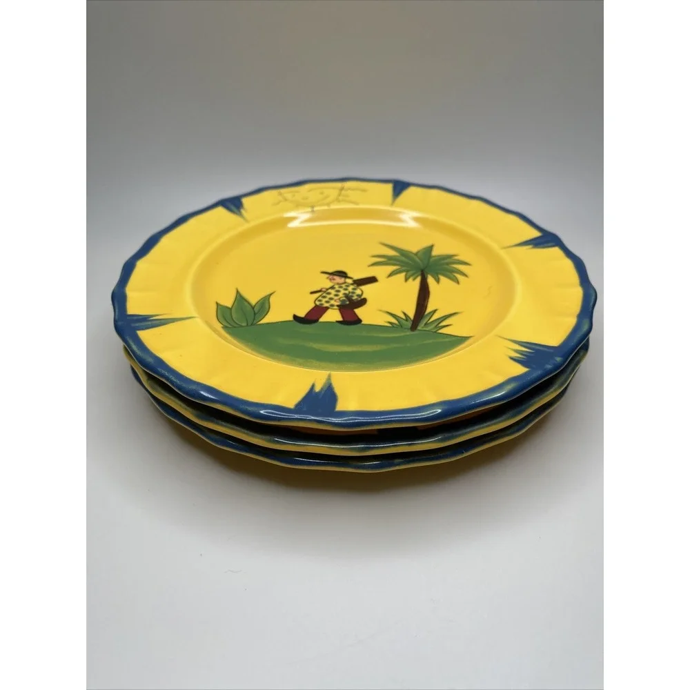 Vintage Haldon Group Soleil Salad Plates 8.25